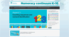 Desktop Screenshot of numeracycontinuum.com